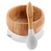 LUQU Silicone + Wood- Bowl &amp; Spoon