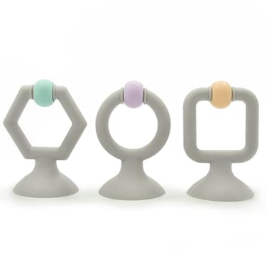 LUQU Silicone Teether- 3 piece Set