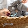 LUQU Silicone Pacifier Beads- Blue Wood