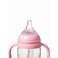 Luqu Feeding Bottle Ppsu With Handle 300ml-Pink