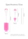 LUQU Silicone baby bottle brush set - 3 in 1 Pink