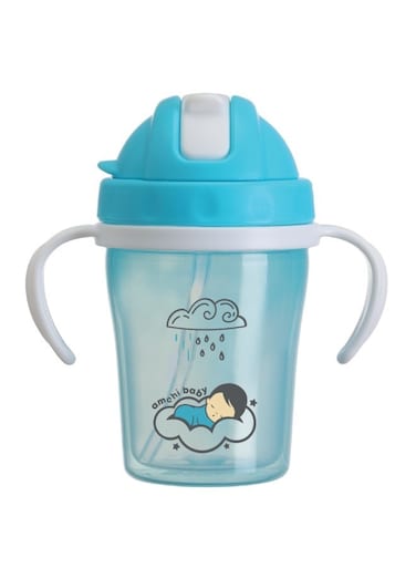 240ml Double Wall Training Sippy Cup- blue