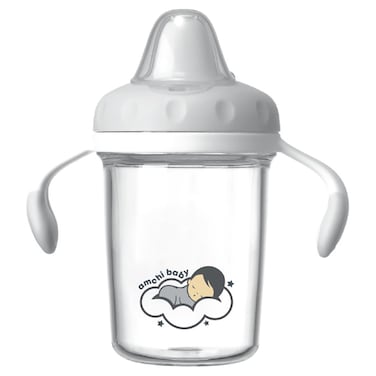 Transparent Sippy Cup-Gray