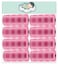 Amchi Baby Disposable Scented Bags pack of 8 rolls/160 Bags- Pink