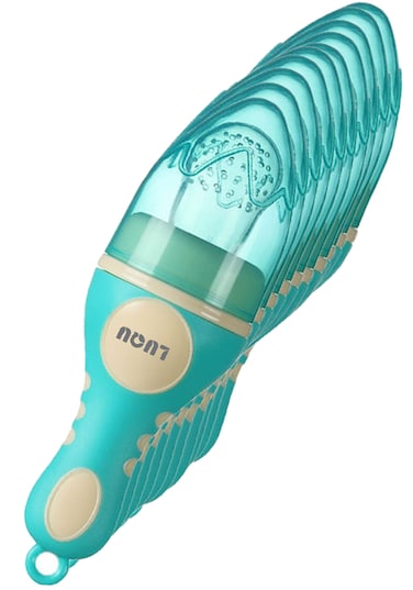 Luqu Fruit Feeder Silicone-Blue-Pack of 10