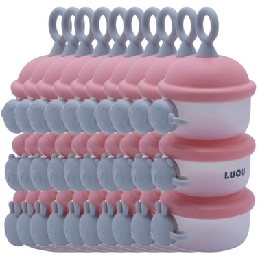 Milk Powder Container Side Opening -Pink -Pack of 10