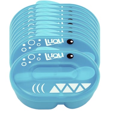 Feeding Bowl With Spoon-Blue -Pack of 10