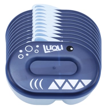 Feeding Bowl With Spoon Deep-Blue -Pack of 10