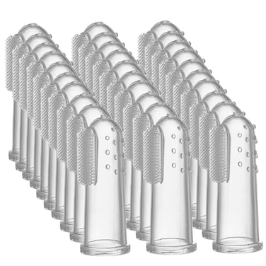 فرشاة أسنان أصبع السيليكون 3 قطع-10 مجموعة