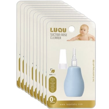 أداة شفط لتنظيف الأنف-أزرق-10 قطعة