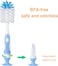 Bottle &amp; Nipple Cleaning Brush-Blue -Pack of 10