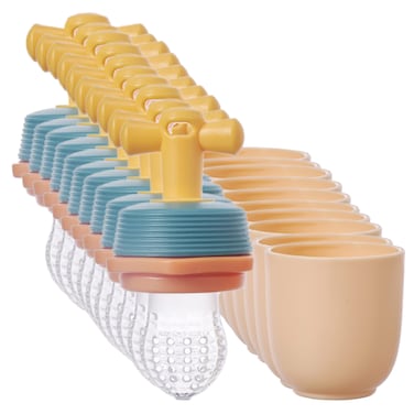 أداة للتغذية الفاكهة من السيليكون- 10 قطعة