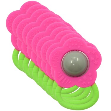 خشخيشة سيليكون - زهرة-10 قطعة