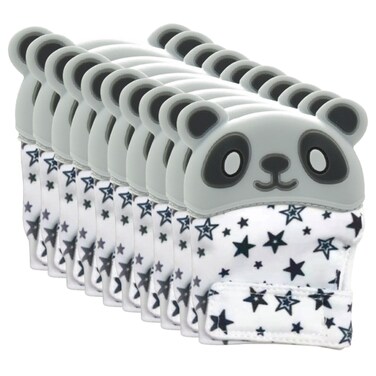 قفاز سيليكون - رمادي- 10 قطعة