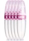 Luqu Food Feeder Silicone With Spoon-Pink-Pack of 5