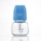 Luqu Glass Feeding Bottle Standard Neck 80ml-Blue-Pack of 5