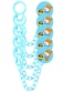 Luqu Pacifier Holder Chain-Blue-Pack of 5