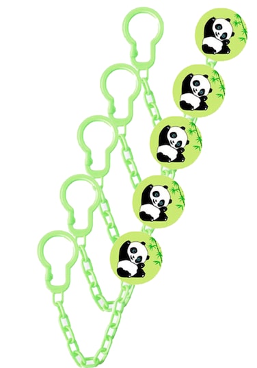 لوقو حامل لهاية  - أخضر - عبوة من 5 قطع