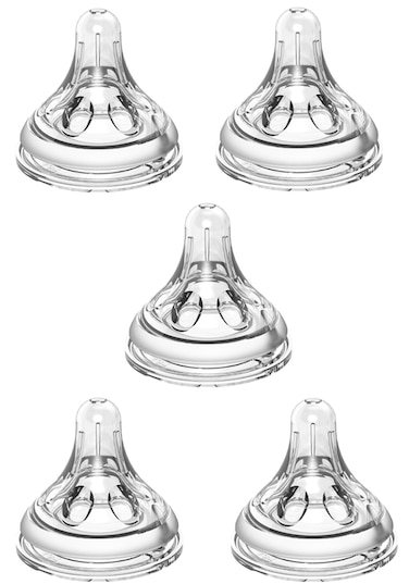 Luqu Nipple Wide Neck-Medium-Pack of 5