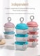 Milk Powder Container Side Opening -Pink -Pack of 5