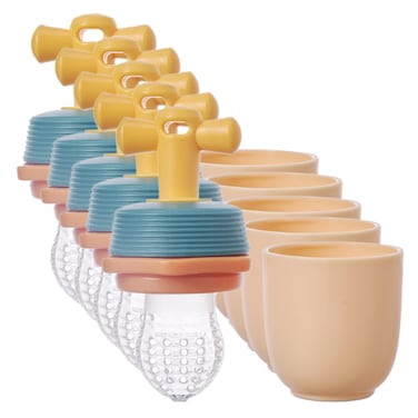 Portable Fresh Vegetable &amp; Fruit Feeder (Nutrition Feeder) 4+ months -pack of 5