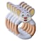 Silicone + Wood Teether- Face-Pack of 5