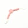 Silicone Pacifier Beads- Pink-Pack of 5
