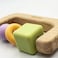 Silicone + Wood Teether- Saw-Pack of 5