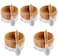 Silicone + Wood- Bowl &amp; Spoons-Pack of 5