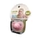 Luqu Pacifier Silicone Flat Head 0+m-Pink-Pack of 3