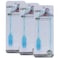 Luqu Pacifier Holder Silicone-Blue-Pack of 3