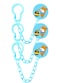 Luqu Pacifier Holder Chain-Blue-Pack of 3