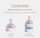 Milk Powder Container Side Opening -Pink -Pack of 3