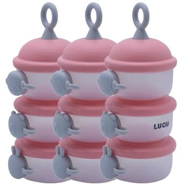 Milk Powder Container Side Opening -Pink -Pack of 3