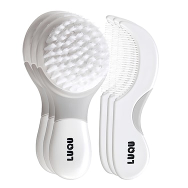 مجموعه مشط و فرشه رمادي-3 قطعة