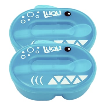 Feeding Bowl With Spoon-Blue -Pack of 2