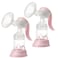 Breast Pump Manual-Pink -Pack of 2
