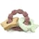 Silicone + Wood Teether- Star-Pack of 2