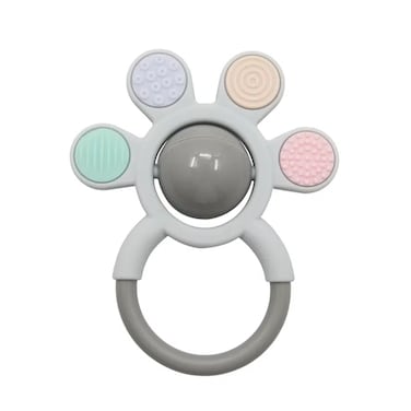 Silicone Rattle- Heads-Pack of 2