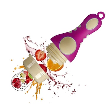 Luqu Fruit Feeder Silicone-Pink-Pack of 2