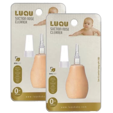 أداة شفط لتنظيف الأنف-وردي-2 قطعة