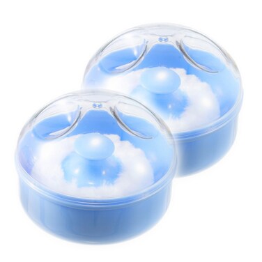 Powder Puff-Blue -Pack of 2