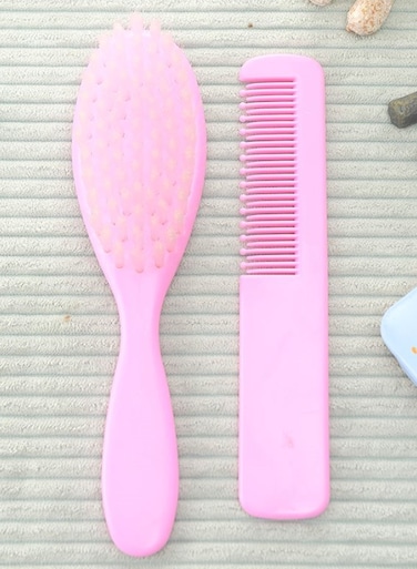Baby Comb &amp; Brush set-Pack of 5-pink