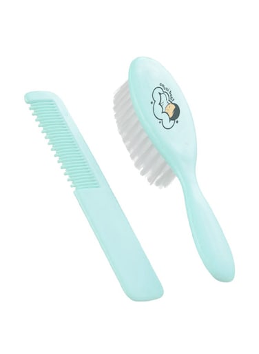 Baby Comb &amp; Brush set-Pack of 5-Blue