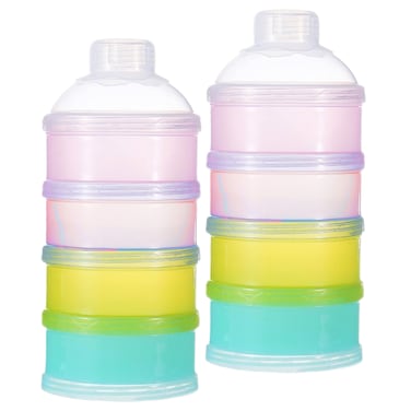 عبوة من علبتي حليب مجفف - وردية