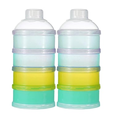 عبوة من علبتي حليب مجفف - زرقاء