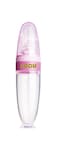 Baby Food Feeder, Fruit Pacifier Feeder for Baby Teething Relief, Soft Silicone Squeeze Spoon for Baby First Stage Feeding, Baby Feeders for Baby Food-Pink