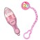 Fruit Pacifier Feeder for Baby Teething Relief and Pacifier Clip, Pacifier Strap with Clip Keeps Pacifiers, Teethers &amp; Small Toys in Place; Design Pacifier Clip Holder for Baby Girls