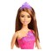 Barbie Princess Doll Brown Hair And Purple Dress Ggj95