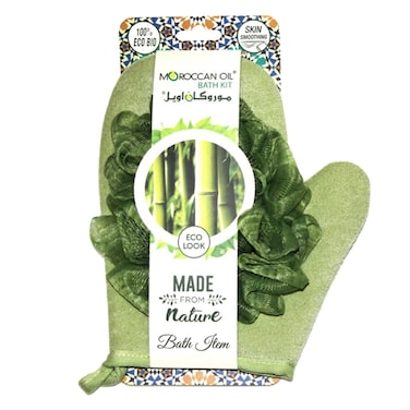 Moroccan Oil ST1721-N Soft Bath Glove Green